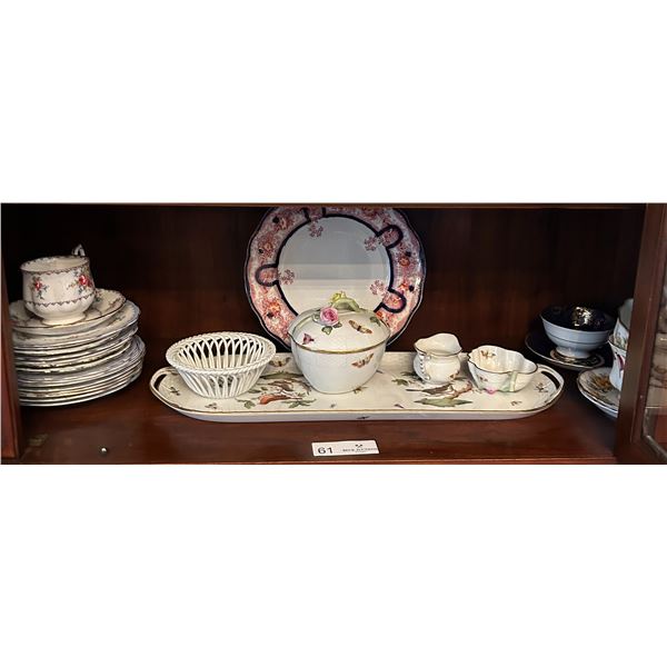 Royal Albert China Tea Service Petit Point Pattern