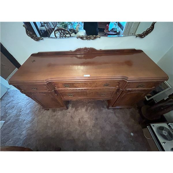 Burl Walnut Sideboard 69x35