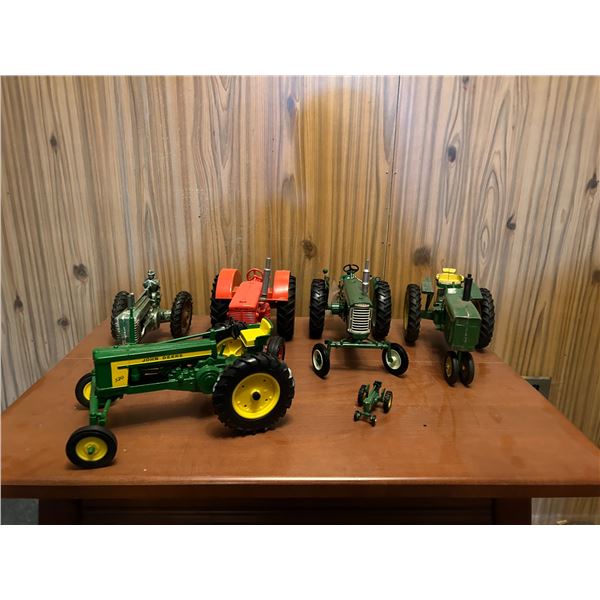 Assorted Toy Tractors