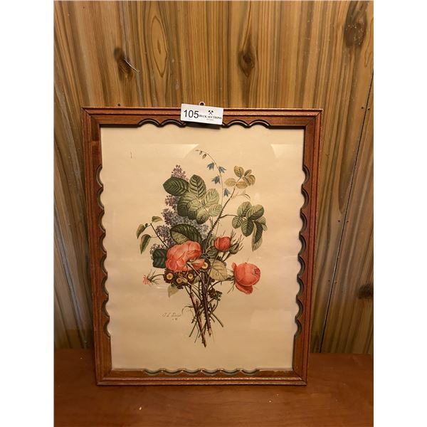 Flora Portrait By J.L  19x15