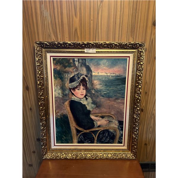 Art Portrait Of A Victorian Era Lady 26x31