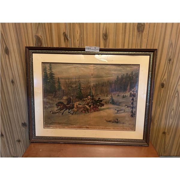 A Race For Life By Cornelius Krieghoff 25x20