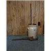Image 1 : Iron Wrench And Ceramic Butter Churn