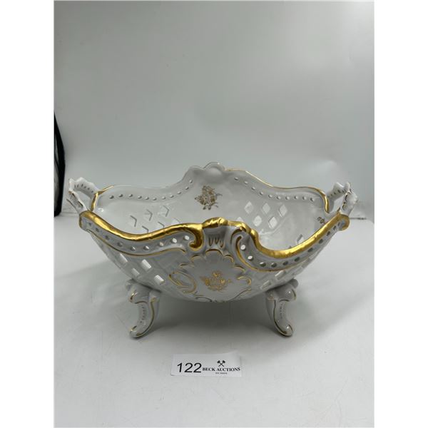 Hand Painted German Made Display Bowl