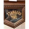 Image 2 : Antique Oak Standard Time Regulator Wall Clock 18x27