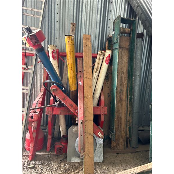 Metal Grain Dryers - Not Including Red Sleigh Attachments Go With Large Hay Wagons