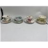 Image 2 : Royal Albert Assorted Flora Design Tea Cups And Plates
