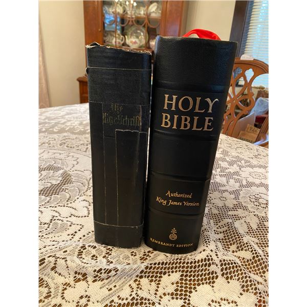Clarance R.Prochnau - Georgian King James Bible   & Antique German Bible
