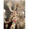 Image 2 : Meissen Style Chandelier With Cherubs 36H Inch From Ceiling "Needs To Be Removed From Ceiling"
