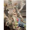 Image 3 : Meissen Style Chandelier With Cherubs 36H Inch From Ceiling "Needs To Be Removed From Ceiling"