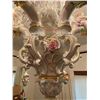 Image 5 : Meissen Style Chandelier With Cherubs 36H Inch From Ceiling "Needs To Be Removed From Ceiling"
