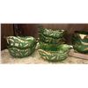Image 2 : Green Bohemium Glass Collection Gold