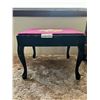 Image 1 : Foot Stool Stitched Floral Pattern 16 x15 x 13T