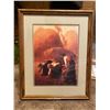 Image 4 : The Apostles Creed Framed Prayer 14 x 13 And Framed Print Of Women Harvesting 18 x 14