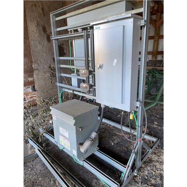 480V, 3 phase 45KVA Spider Box Distribution Panel For Powering Group Of Camp Trailers - Larger Unit