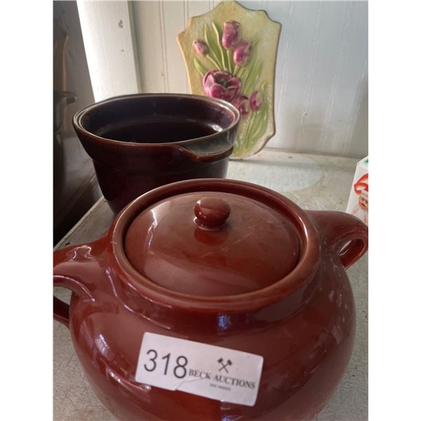 Antique Bean Pot