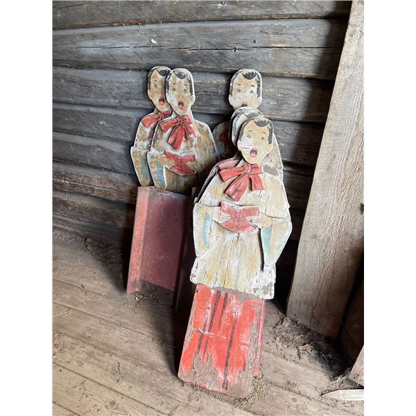 Antique Christmas Choir Decorations