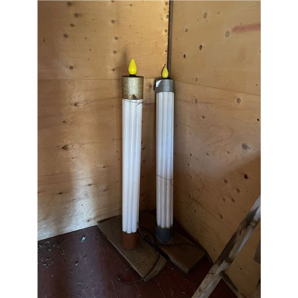 Vintage Christmas Candle Decor 4ft