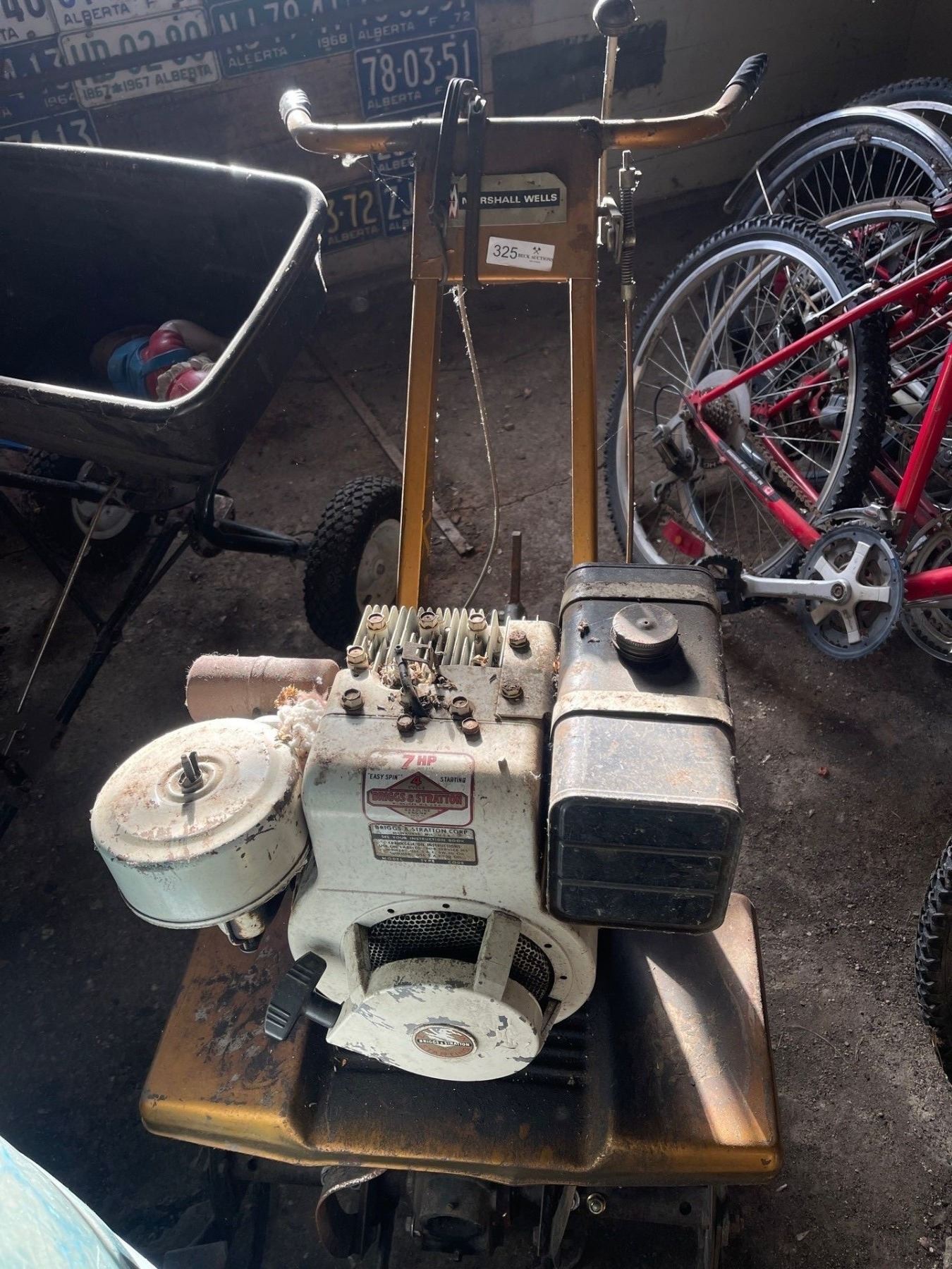 Briggs Stratton 7hp Roto Tiller - Beck Auctions Inc.