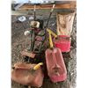 Image 1 : Craftsman Gas Roto Tiller & 3 Gas Cans