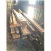 Image 1 : Pile of Lumber Cut From Antique Mill 10 - 11 Ft Long