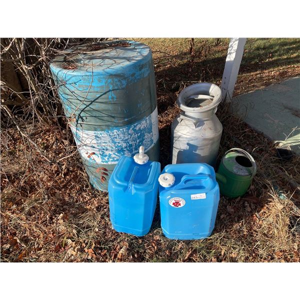 Rain Barrel Water Bottles Milk Can