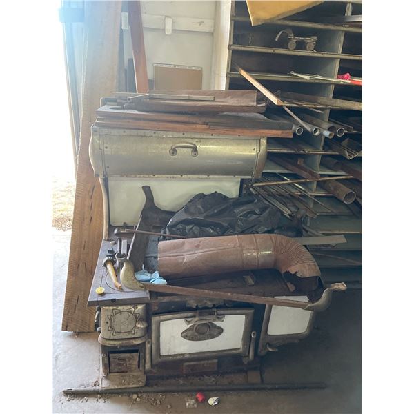 Antique Britannia Wood Kitchen Stove