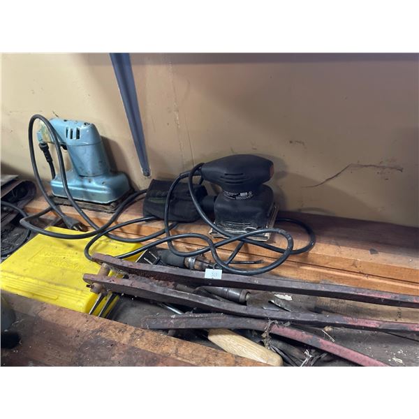 Vintage Sanders & Metal Bars
