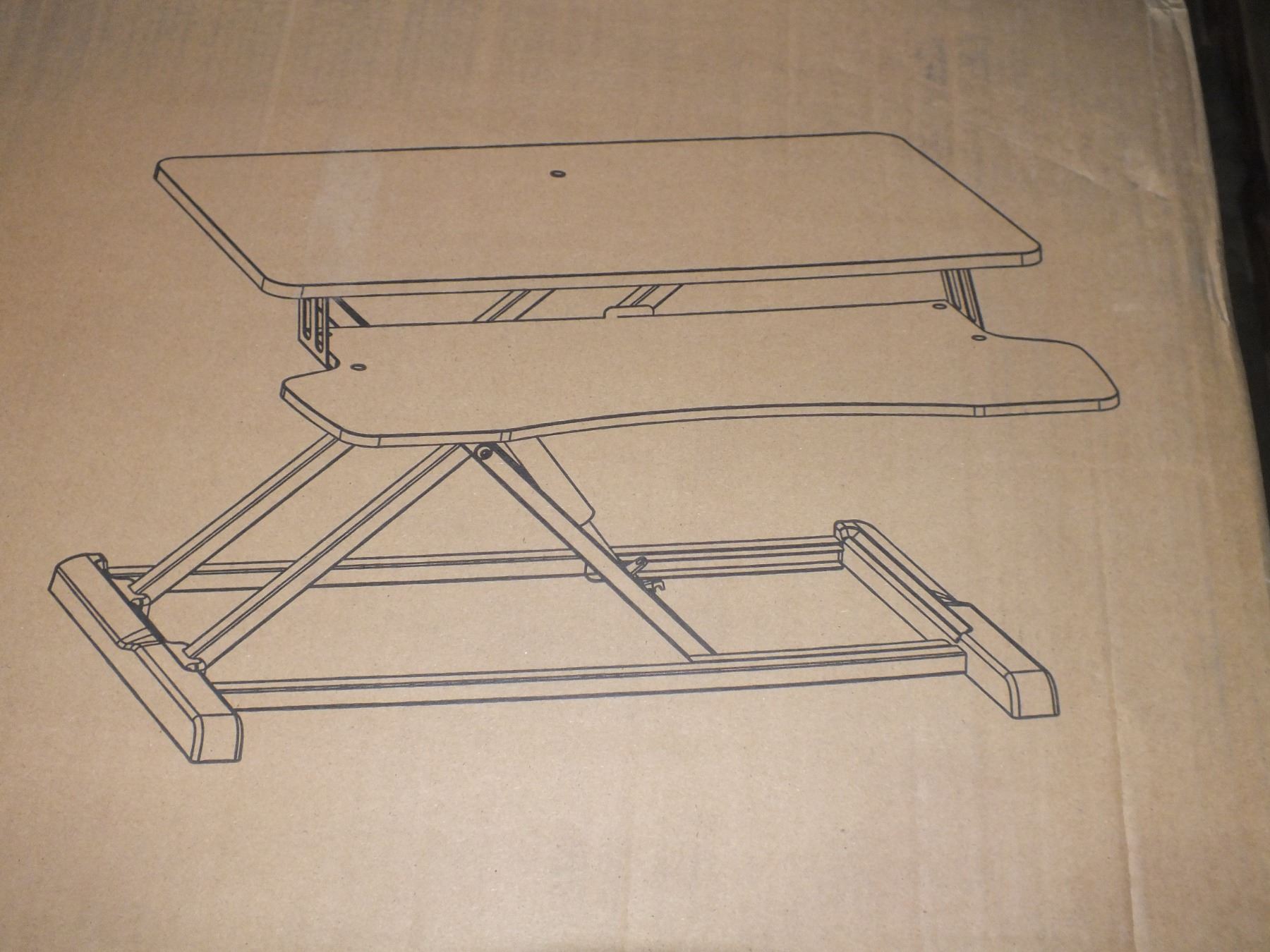 Vivo Vintage Brown Desk Riser