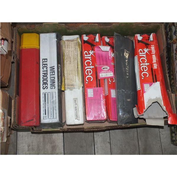 Box Of Assorted Welding Rod