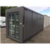 Image 2 : *H/T S* BASTONE 13'X20' PORTABLE FOLDING WAREHOUSE WITH WASHROOM