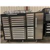 Image 1 : STEELMAN STAINLESS STEEL 35 DRAWER 1 DOOR WORKBENCH 57"H X 85"W X 22.5"D WITH ANTI-SLIP LINING