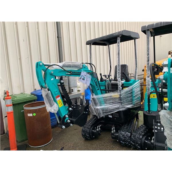 LANTY LAT-15 TEAL GAS POWERED MINI EXCAVATOR