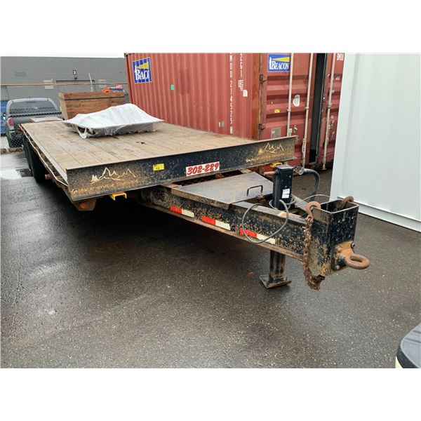 *R* 2011 SNAKE RIVER FLAT DECK TRAILER, BLACK, VIN 5PTPF2421B1014838,