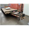 Image 1 : *R* 2011 SNAKE RIVER FLAT DECK TRAILER, BLACK, VIN 5PTPF2421B1014838,