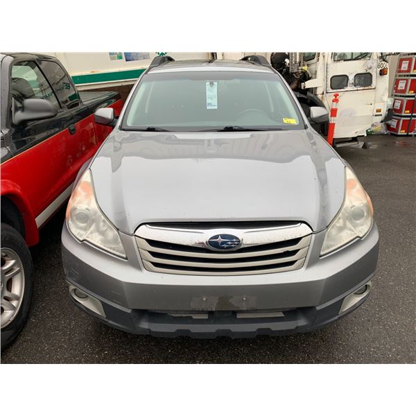 *R* 2011 SUBARU OUTBACK, 4DR SW, GREY, VIN # 4S4BRGGC4B3419148