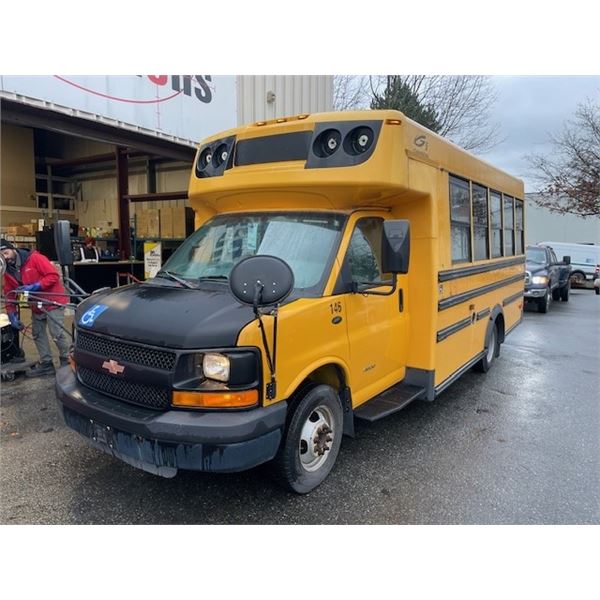 *R* 2010 CHEVROLET, SCHOOL BUS 10 PASS, YELLOW, VIN # 1GB9G5AG0A1164988