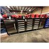 Image 2 : STEELMAN STAINLESS STEEL 18 DRAWER 2 DOOR WORKBENCH 36"H X 112"W X 22"D WITH ANTI-SLIP LINING,