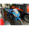 Image 1 : *TOW* BLUE ELECTRIC MOTORCYCLE *PARTS ONLY, NO KEYS, MUST TOW, NO REGISTRATION,