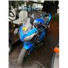 Image 2 : *TOW* BLUE ELECTRIC MOTORCYCLE *PARTS ONLY, NO KEYS, MUST TOW, NO REGISTRATION,
