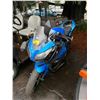 Image 2 : *TOW* BLUE ELECTRIC MOTORCYCLE *PARTS ONLY, NO KEYS, MUST TOW, NO REGISTRATION,