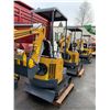 Image 3 : AGT INDUSTRIAL H12 950LBS CAPACITY YELLOW GAS POWERED MINI EXCAVATOR