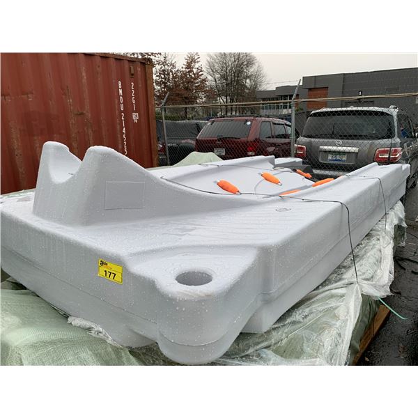 GREY COMPOSITE 57"W X 13FT FLOATING SEA DOO DOCK