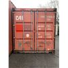 Image 2 : *H/T S* RED 20' 67,200 MAX CAPACITY INDUSTRIAL TRANSPORT CONTAINER,