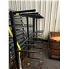 Image 1 : BLACK METAL 8 SECTION INDUSTRIAL STOCK RACK