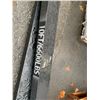 Image 2 : PAIR OF BLACK METAL 6600LB 10FT FORKLIFT FORK EXTENSIONS