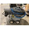 Image 1 : LANDA HOT3-15021A GREY MOBILE PRESSURE WASHER WITH EXTRA HOSES