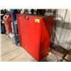 Image 2 : RED INDUSTRIAL 5 SHELF STORAGE CABINET ( APPROX. 32" W X 13.5" D X 36" H )