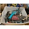 Image 2 : BOX OF ASSORTED ELECTRIC MAKITA HAND TOOLS