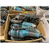 Image 2 : BOX OF ASSORTED ELECTRIC MAKITA HAND TOOLS